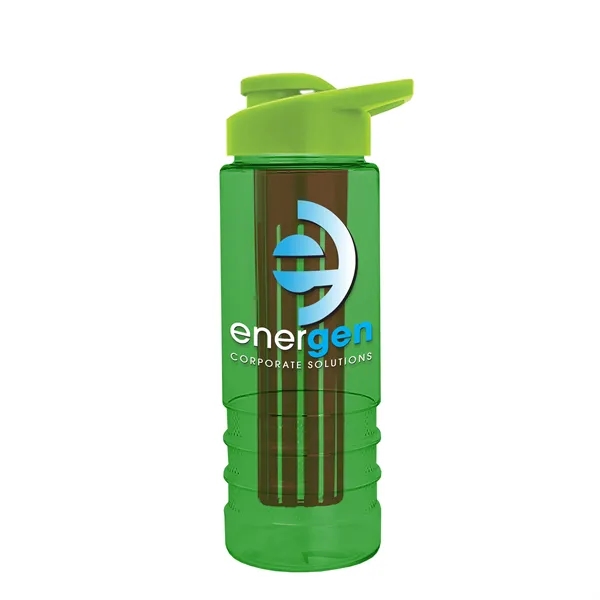 Salute Infuser - 24 oz. Bottle with Drink-Thru Lid... from ASI 40480 Koozie Group