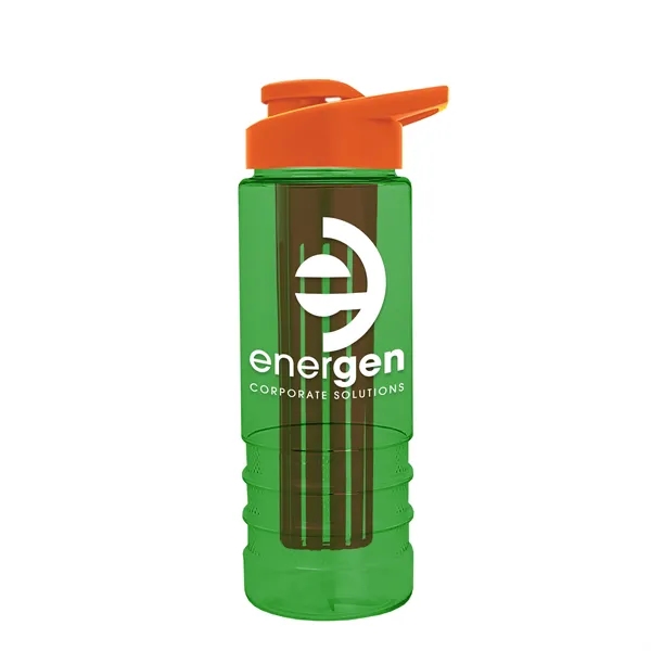 Salute Infuser - 24 oz. Bottle with Drink-Thru Lid... from ASI 40480 Koozie Group