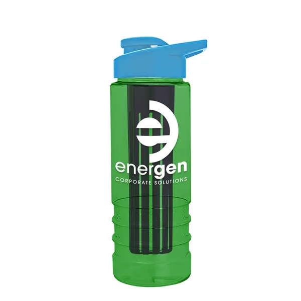 Salute Infuser - 24 oz. Bottle with Drink-Thru Lid... from ASI 40480 Koozie Group