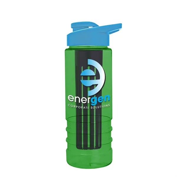 Salute Infuser - 24 oz. Bottle with Drink-Thru Lid... from ASI 40480 Koozie Group