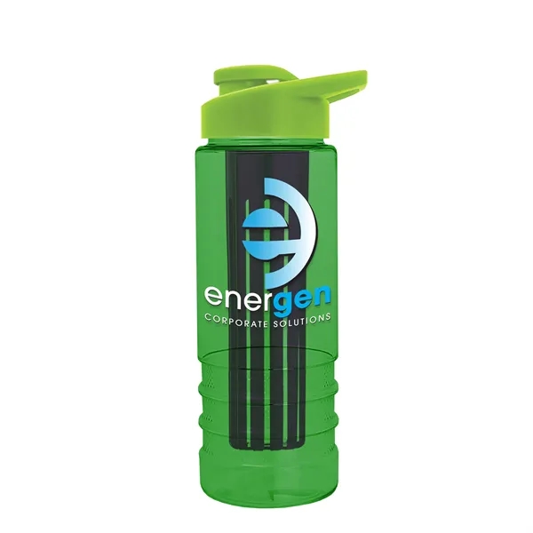 Salute Infuser - 24 oz. Bottle with Drink-Thru Lid... from ASI 40480 Koozie Group