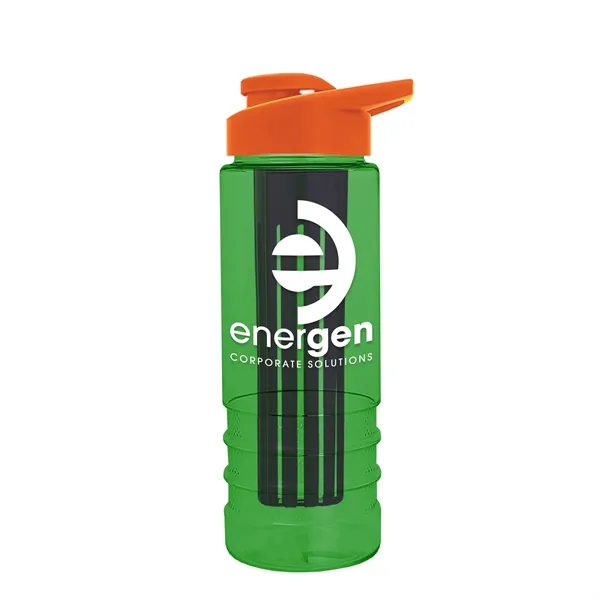 Salute Infuser - 24 oz. Bottle with Drink-Thru Lid... from ASI 40480 Koozie Group