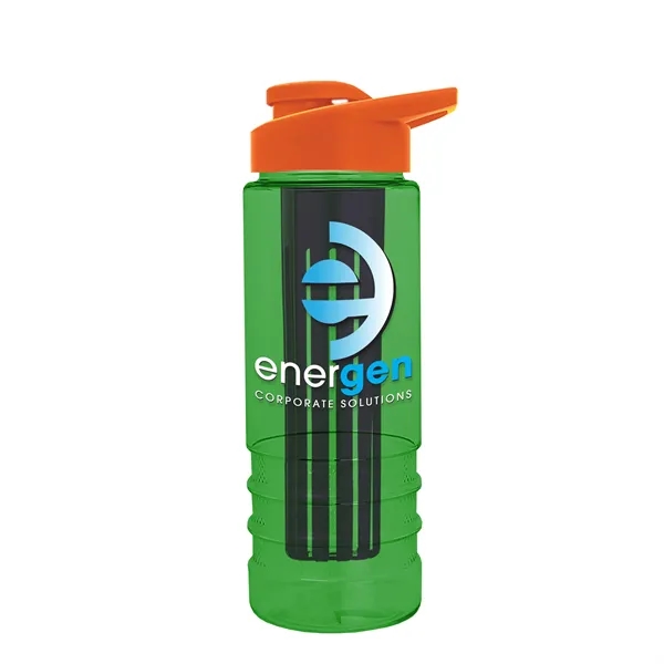 Salute Infuser - 24 oz. Bottle with Drink-Thru Lid... from ASI 40480 Koozie Group