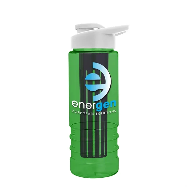 Salute Infuser - 24 oz. Bottle with Drink-Thru Lid... from ASI 40480 Koozie Group