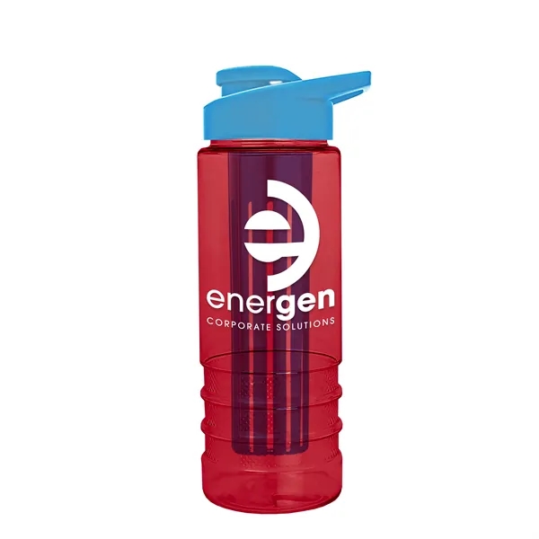 Salute Infuser - 24 oz. Bottle with Drink-Thru Lid... from ASI 40480 Koozie Group