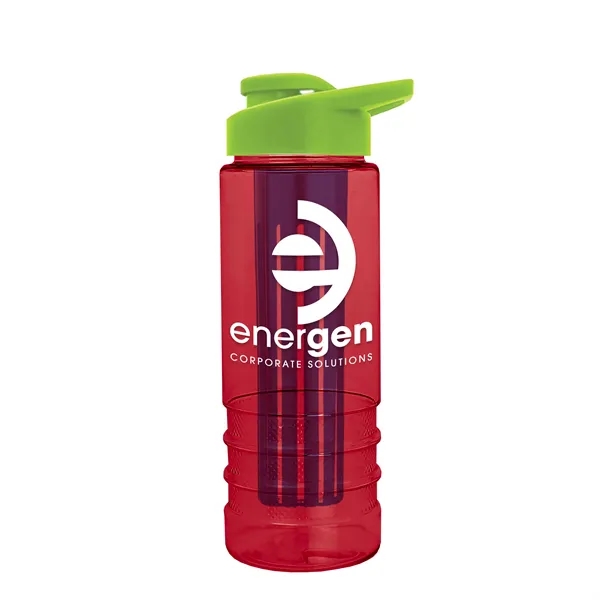 Salute Infuser - 24 oz. Bottle with Drink-Thru Lid... from ASI 40480 Koozie Group