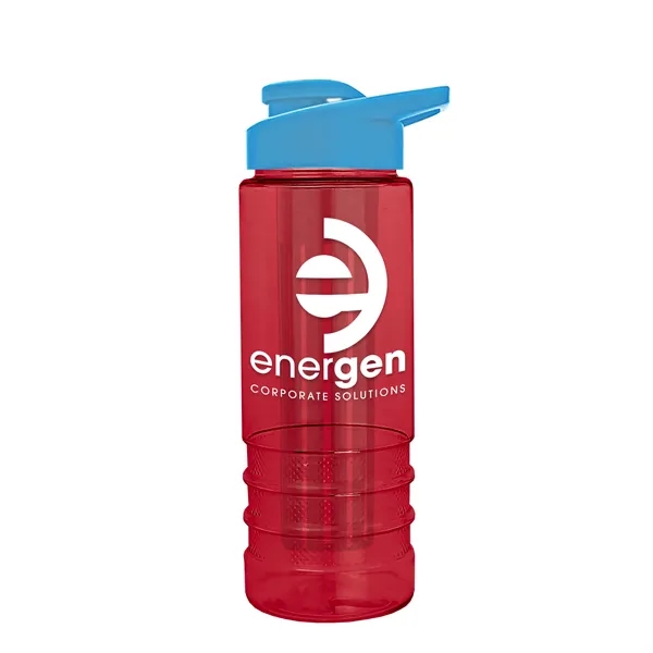 Salute Infuser - 24 oz. Bottle with Drink-Thru Lid... from ASI 40480 Koozie Group