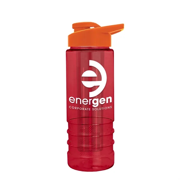 Salute Infuser - 24 oz. Bottle with Drink-Thru Lid... from ASI 40480 Koozie Group