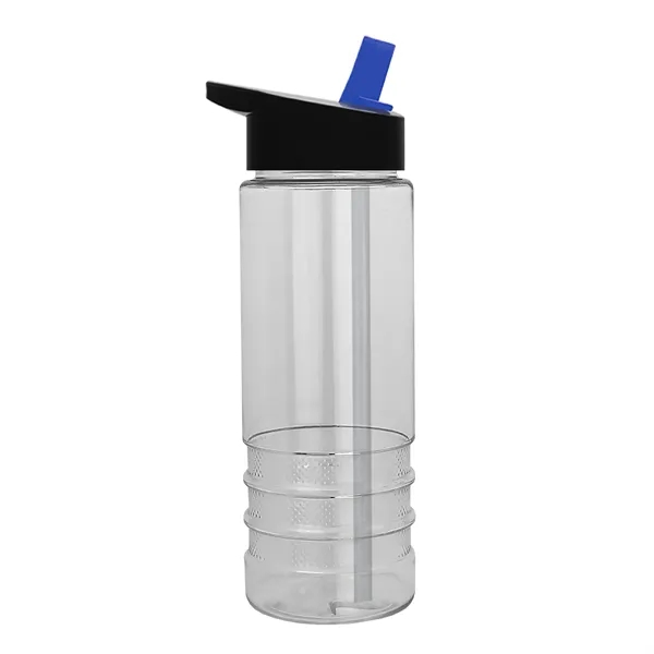 Salute-2, 24 oz Transparent Bottle with Flip Straw Lid... from ASI 40480 Koozie Group