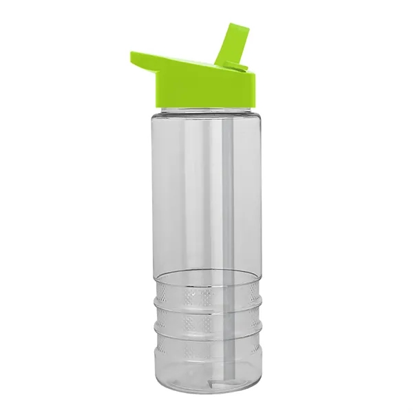 Salute-2, 24 oz Transparent Bottle with Flip Straw Lid... from ASI 40480 Koozie Group