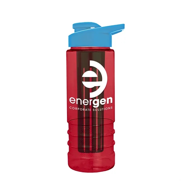 Salute Infuser - 24 oz. Bottle with Drink-Thru Lid... from ASI 40480 Koozie Group