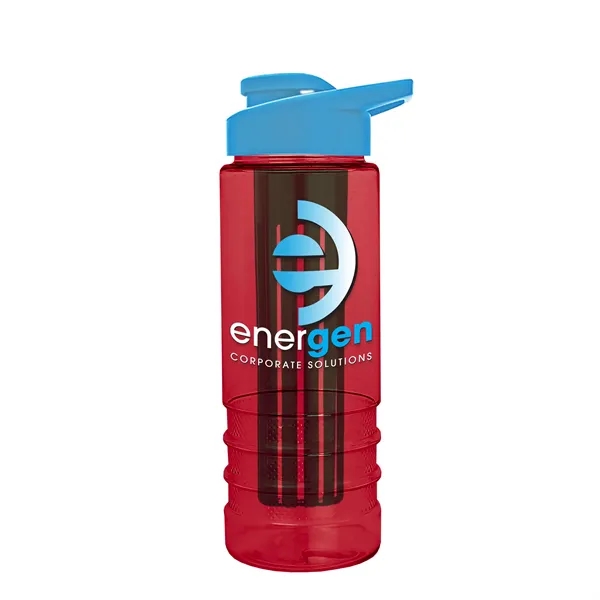 Salute Infuser - 24 oz. Bottle with Drink-Thru Lid... from ASI 40480 Koozie Group