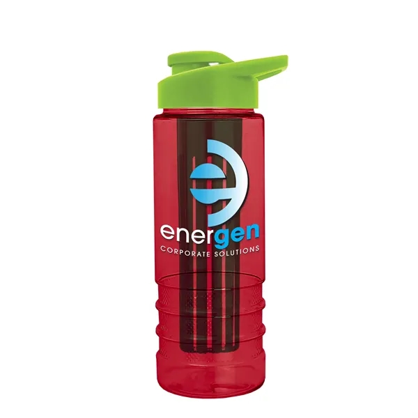 Salute Infuser - 24 oz. Bottle with Drink-Thru Lid... from ASI 40480 Koozie Group