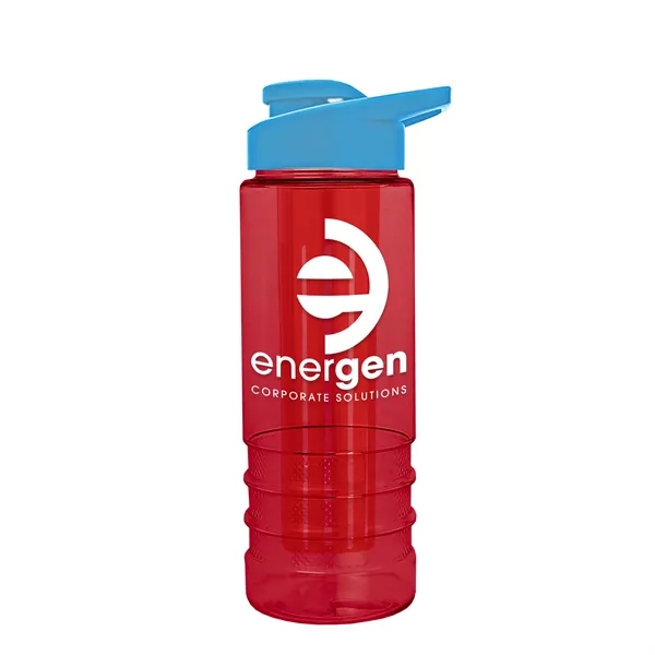 Salute Infuser - 24 oz. Bottle with Drink-Thru Lid... from ASI 40480 Koozie Group