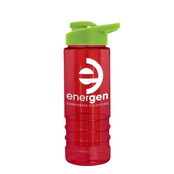 Salute Infuser - 24 oz. Bottle with Drink-Thru Lid... from ASI 40480 Koozie Group