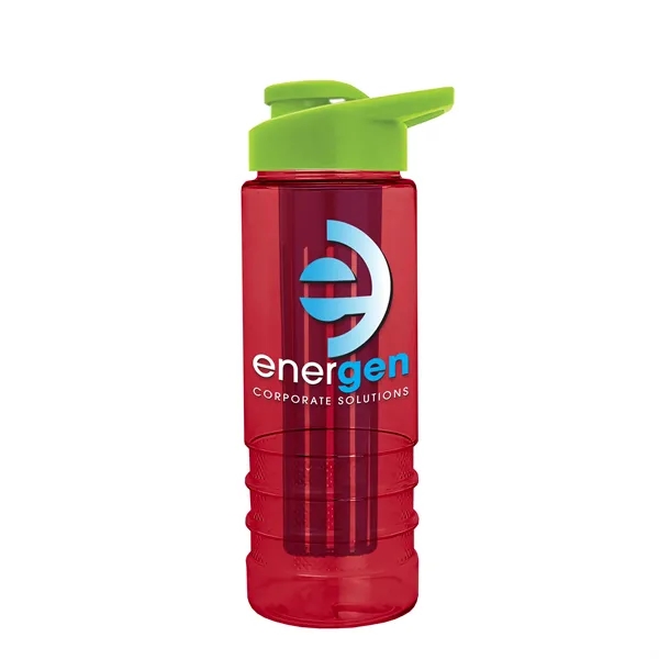 Salute Infuser - 24 oz. Bottle with Drink-Thru Lid... from ASI 40480 Koozie Group