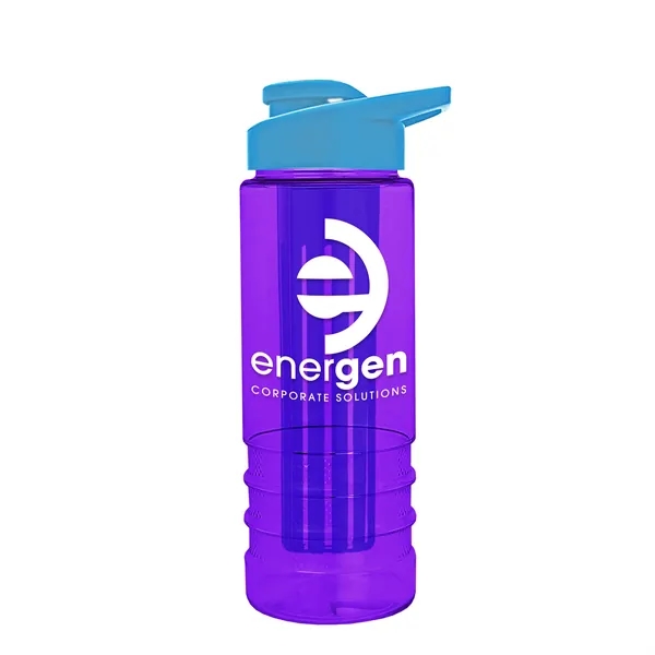 Salute Infuser - 24 oz. Bottle with Drink-Thru Lid... from ASI 40480 Koozie Group