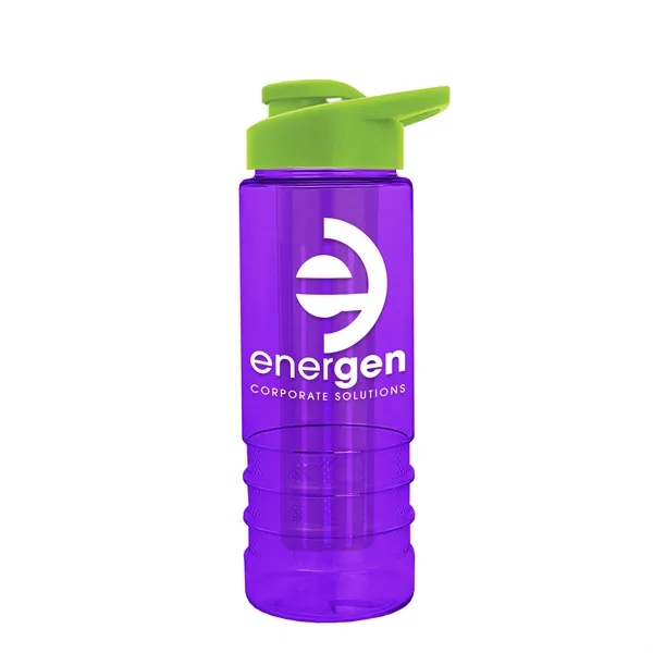 Salute Infuser - 24 oz. Bottle with Drink-Thru Lid... from ASI 40480 Koozie Group