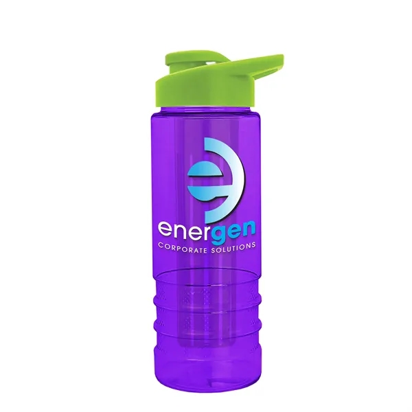 Salute Infuser - 24 oz. Bottle with Drink-Thru Lid... from ASI 40480 Koozie Group