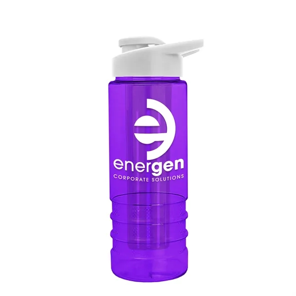 Salute Infuser - 24 oz. Bottle with Drink-Thru Lid... from ASI 40480 Koozie Group