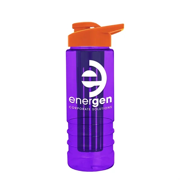 Salute Infuser - 24 oz. Bottle with Drink-Thru Lid... from ASI 40480 Koozie Group