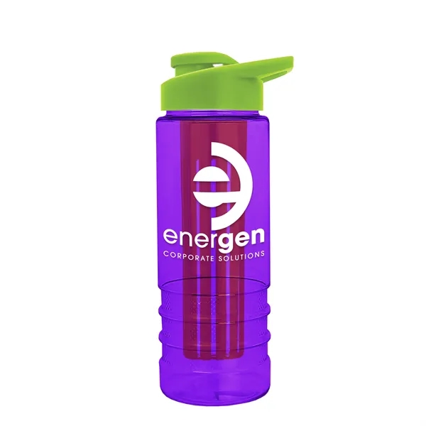 Salute Infuser - 24 oz. Bottle with Drink-Thru Lid... from ASI 40480 Koozie Group