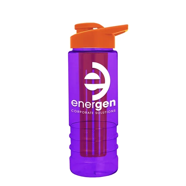 Salute Infuser - 24 oz. Bottle with Drink-Thru Lid... from ASI 40480 Koozie Group