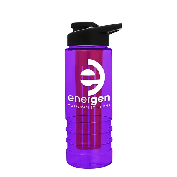 Salute Infuser - 24 oz. Bottle with Drink-Thru Lid... from ASI 40480 Koozie Group