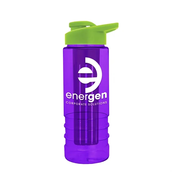 Salute Infuser - 24 oz. Bottle with Drink-Thru Lid... from ASI 40480 Koozie Group