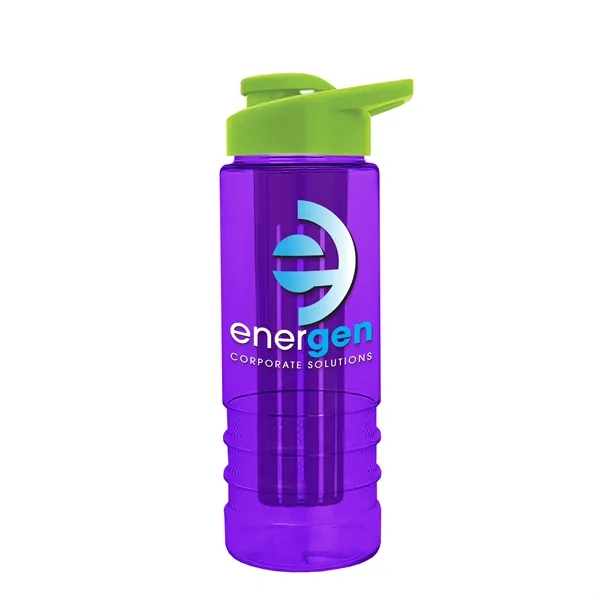 Salute Infuser - 24 oz. Bottle with Drink-Thru Lid... from ASI 40480 Koozie Group