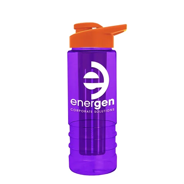 Salute Infuser - 24 oz. Bottle with Drink-Thru Lid... from ASI 40480 Koozie Group