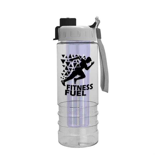 Salute Infuser - 24 oz. Bottle with Quick Snap Lid... from ASI 40480 Koozie Group