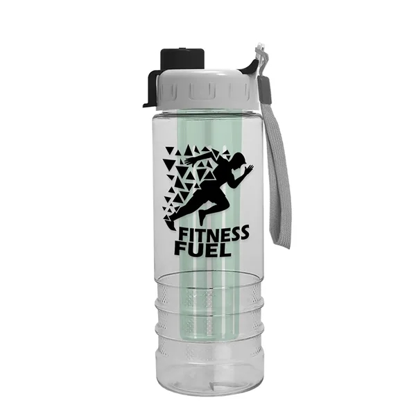 Salute Infuser - 24 oz. Bottle with Quick Snap Lid... from ASI 40480 Koozie Group