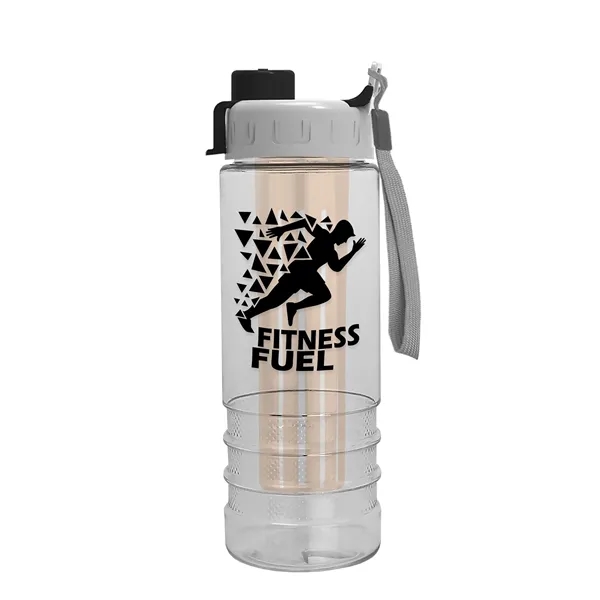 Salute Infuser - 24 oz. Bottle with Quick Snap Lid... from ASI 40480 Koozie Group