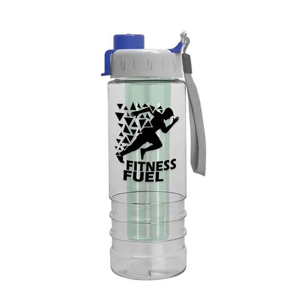Salute Infuser - 24 oz. Bottle with Quick Snap Lid... from ASI 40480 Koozie Group