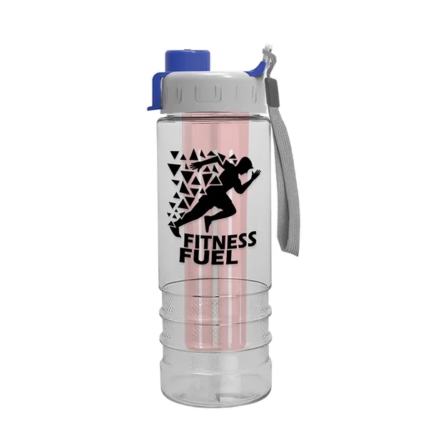 Salute Infuser - 24 oz. Bottle with Quick Snap Lid... from ASI 40480 Koozie Group