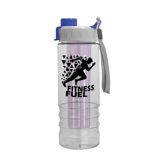 Salute Infuser - 24 oz. Bottle with Quick Snap Lid... from ASI 40480 Koozie Group