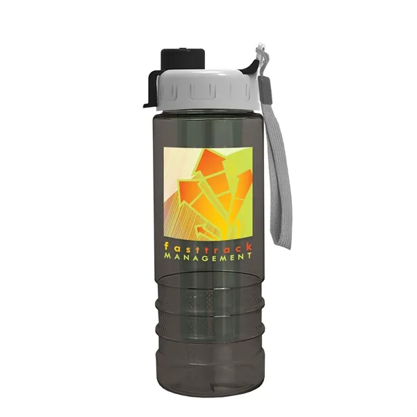 Salute Infuser - 24 oz. Bottle with Quick Snap Lid... from ASI 40480 Koozie Group