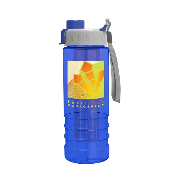 Salute Infuser - 24 oz. Bottle with Quick Snap Lid... from ASI 40480 Koozie Group