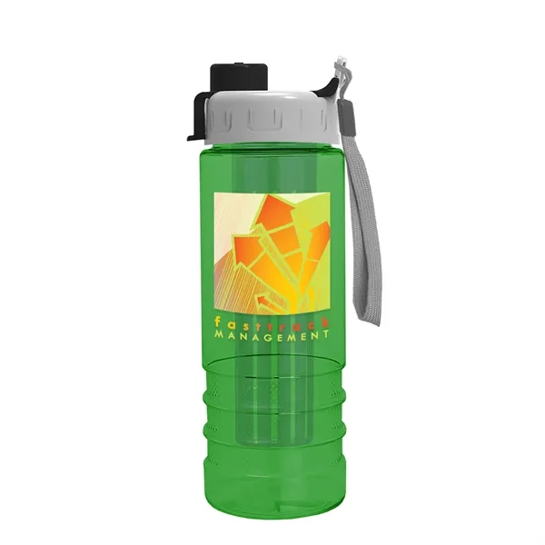 Salute Infuser - 24 oz. Bottle with Quick Snap Lid... from ASI 40480 Koozie Group