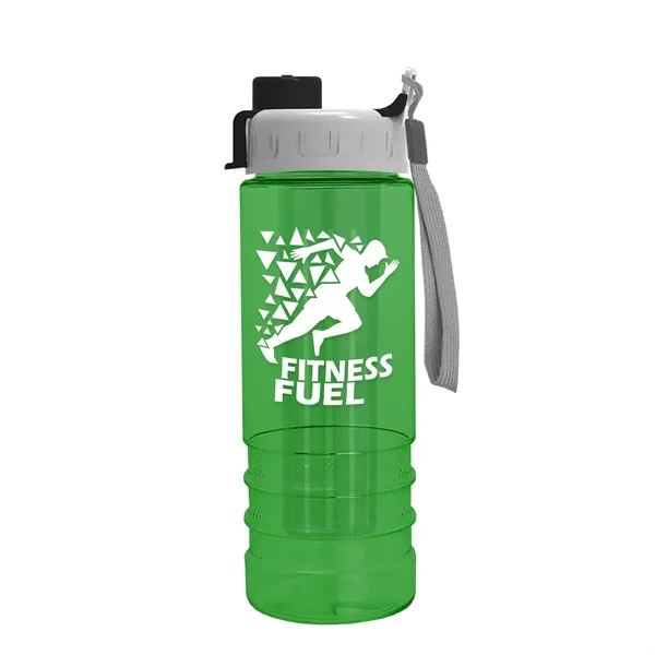 Salute Infuser - 24 oz. Bottle with Quick Snap Lid... from ASI 40480 Koozie Group