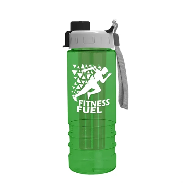 Salute Infuser - 24 oz. Bottle with Quick Snap Lid... from ASI 40480 Koozie Group