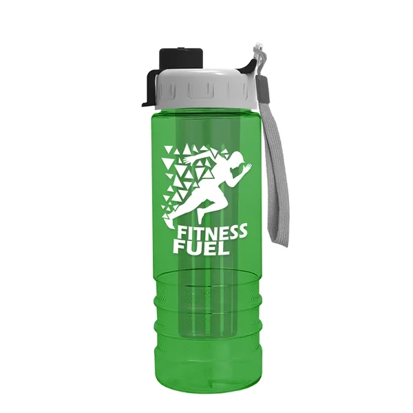 Salute Infuser - 24 oz. Bottle with Quick Snap Lid... from ASI 40480 Koozie Group