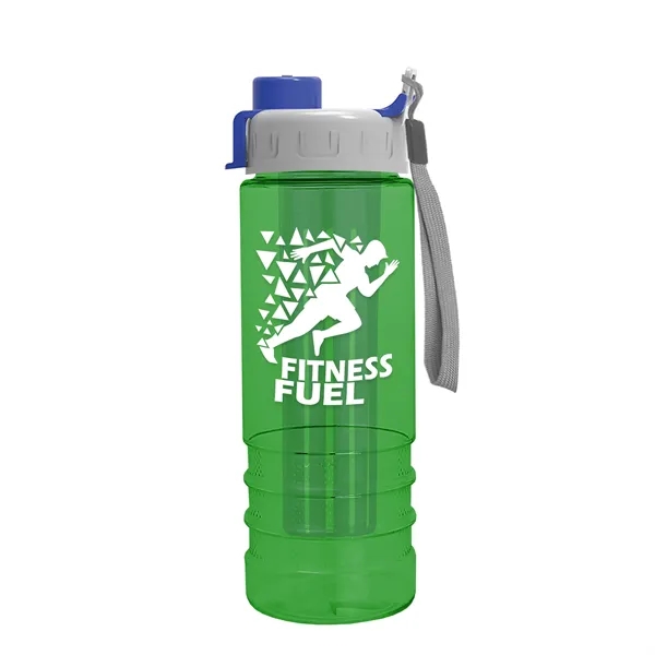 Salute Infuser - 24 oz. Bottle with Quick Snap Lid... from ASI 40480 Koozie Group