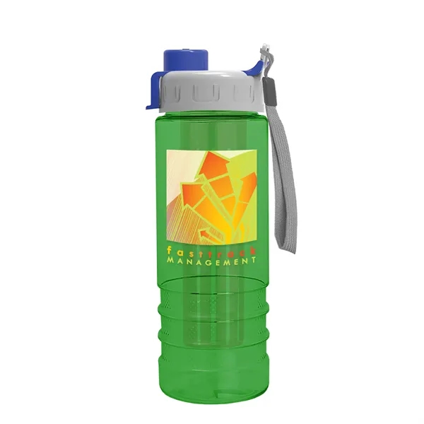Salute Infuser - 24 oz. Bottle with Quick Snap Lid... from ASI 40480 Koozie Group