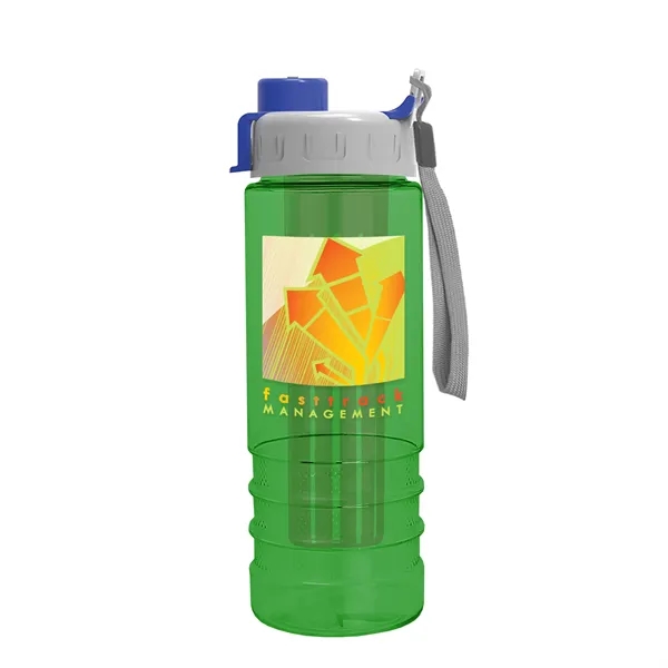 Salute Infuser - 24 oz. Bottle with Quick Snap Lid... from ASI 40480 Koozie Group