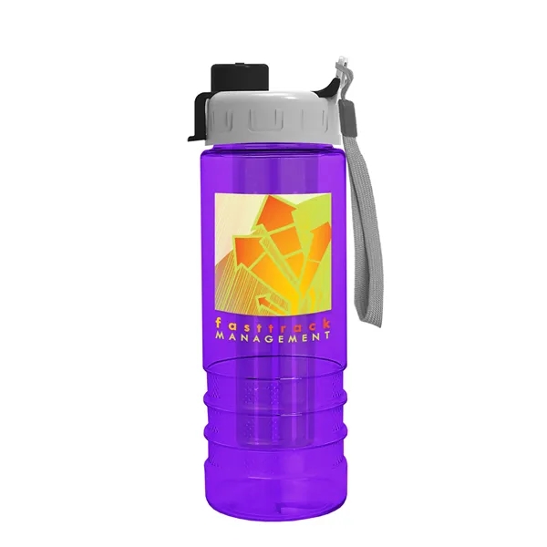 Salute Infuser - 24 oz. Bottle with Quick Snap Lid... from ASI 40480 Koozie Group