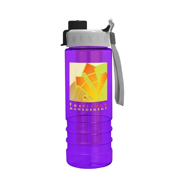Salute Infuser - 24 oz. Bottle with Quick Snap Lid... from ASI 40480 Koozie Group