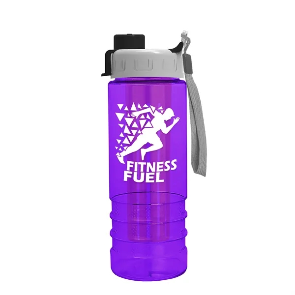 Salute Infuser - 24 oz. Bottle with Quick Snap Lid... from ASI 40480 Koozie Group