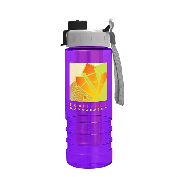 Salute Infuser - 24 oz. Bottle with Quick Snap Lid... from ASI 40480 Koozie Group